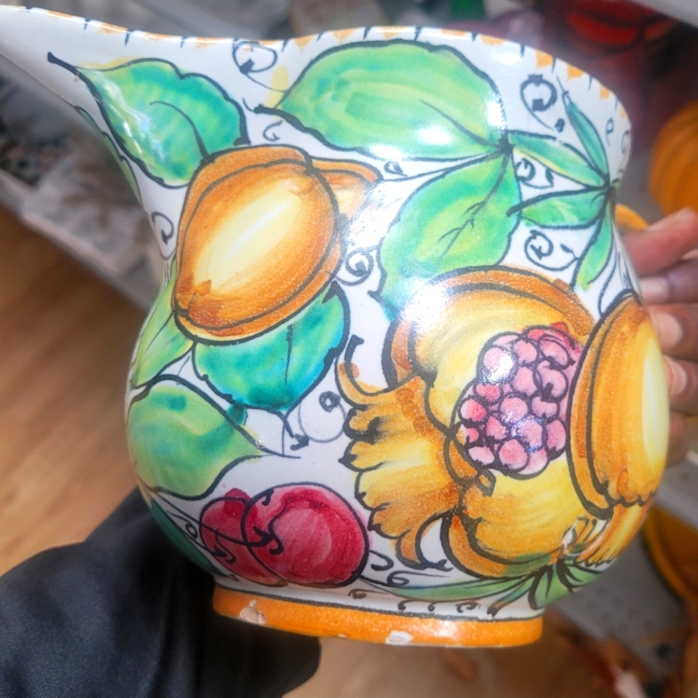 Italian Ceramic Pitcher